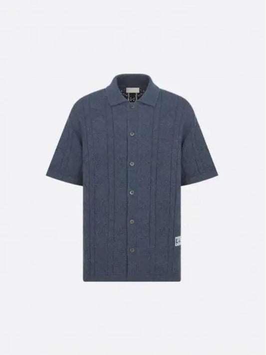 Cannage short sleeve shirt 493M530AT840 C580 - DIOR - BALAAN 1