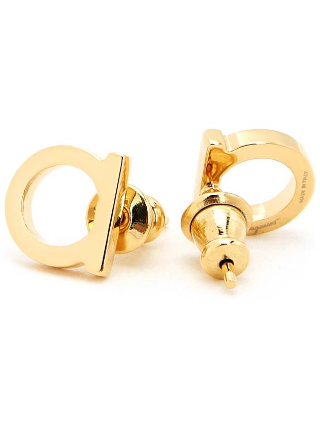 Gancini Small Earrings Gold - SALVATORE FERRAGAMO - BALAAN 6