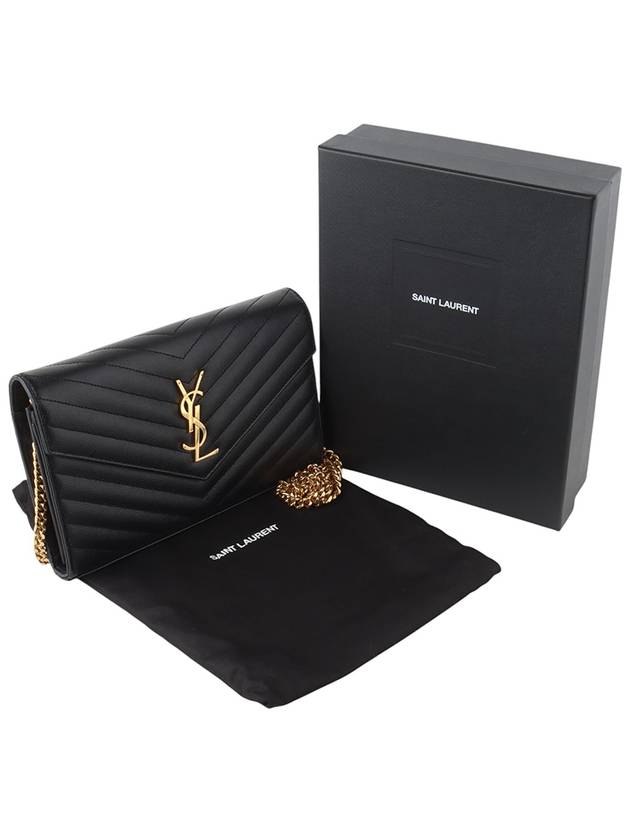 377828 Grande Poudre Envelope Cassandra Matelasse Chain Cross Bag 33798K - SAINT LAURENT - BALAAN 8