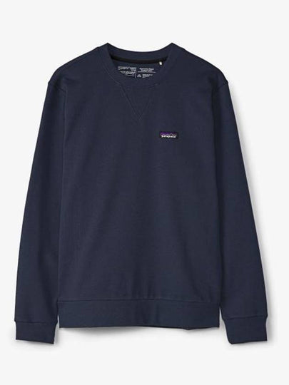 Regenerative Organic Certified Crewneck Cotton Long Sleeve T-Shirt Smolder Blue - PATAGONIA - BALAAN 2