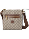 GG Superme Canvas Messenger Bag Beige Ebony - GUCCI - BALAAN 2