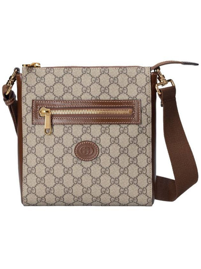 GG Superme Canvas Messenger Bag Beige Ebony - GUCCI - BALAAN 2