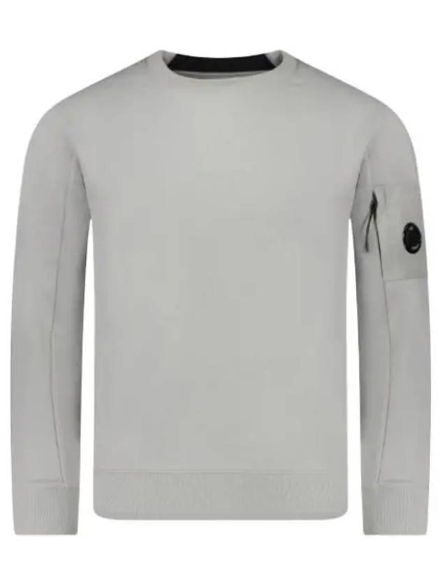 Diagonal Raised Fleece Sweatshirt Grey - CP COMPANY - BALAAN 2