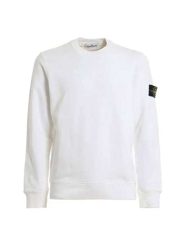 Wappen Patch Crewneck Sweatshirt White - STONE ISLAND - BALAAN 2