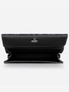 Saddle Oblique Jacquard Canvas Card Wallet Black - DIOR - BALAAN 6