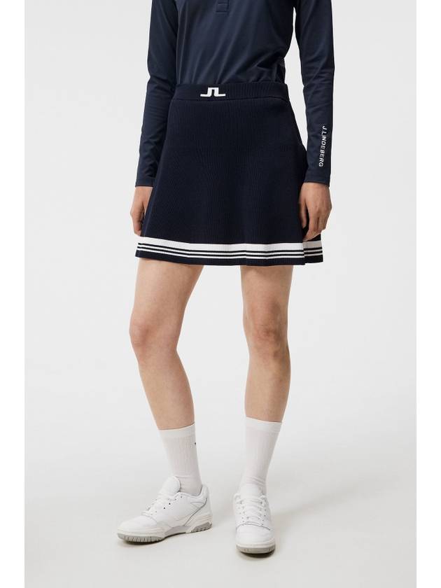 Women's Frida Striped Skirt Navy - J.LINDEBERG - BALAAN 3