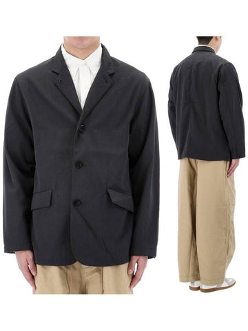 Button Tailored Club Jacket SUAF352E HEATHERGRAY - NANAMICA - BALAAN 1