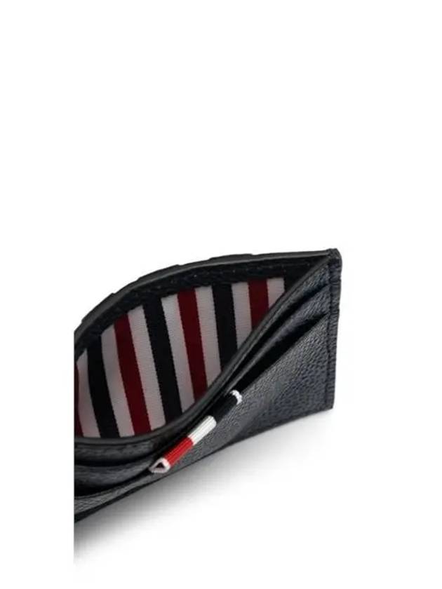 Men's Pebble Diagonal Stripe Card Wallet Navy - THOM BROWNE - BALAAN 4