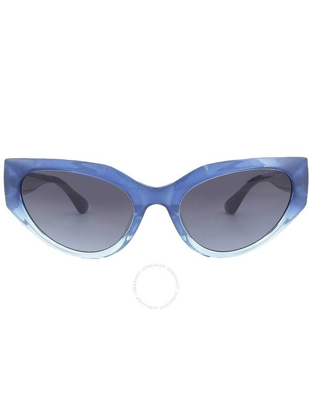 Guess Blue Gradient Cat Eye Ladies Sunglasses GU7787-A 92W 57 - GUESS - BALAAN 1