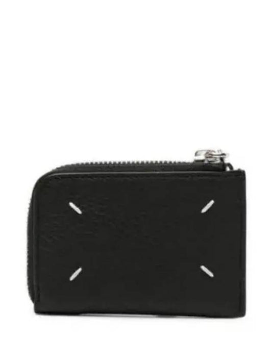 Key Ring Zipper Card Wallet Black - MAISON MARGIELA - BALAAN 2