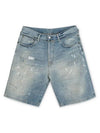 Men's Loose Fit Denim Shorts Light Blue - ACNE STUDIOS - BALAAN 1