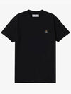 ORB Logo Cotton Short Sleeve T-Shirt Black - VIVIENNE WESTWOOD - BALAAN 2