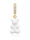 Nostalgia Bear Pave Connector Pendant Powder - CRYSTAL HAZE - BALAAN 3