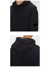 Lens Wappen Pocket Hoodie Black - CP COMPANY - BALAAN 6