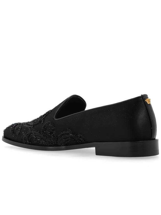 Versace Shoes With Barocco Pattern, Men's, Black - VERSACE - BALAAN 5