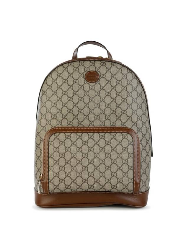 Interlocking GG Backpack Beige - GUCCI - BALAAN 1