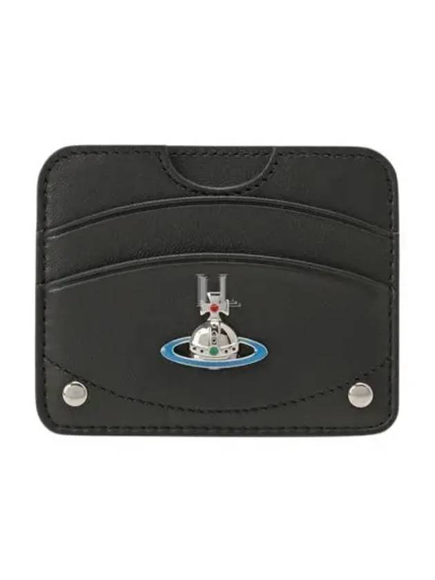 ORB Logo Card Wallet Black - VIVIENNE WESTWOOD - BALAAN 2