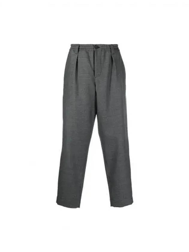 Wool Straight Pants Grey - MARNI - BALAAN 2