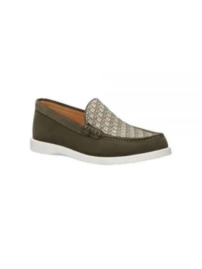 Granville Suede Loafers Khaki - DIOR - BALAAN 2