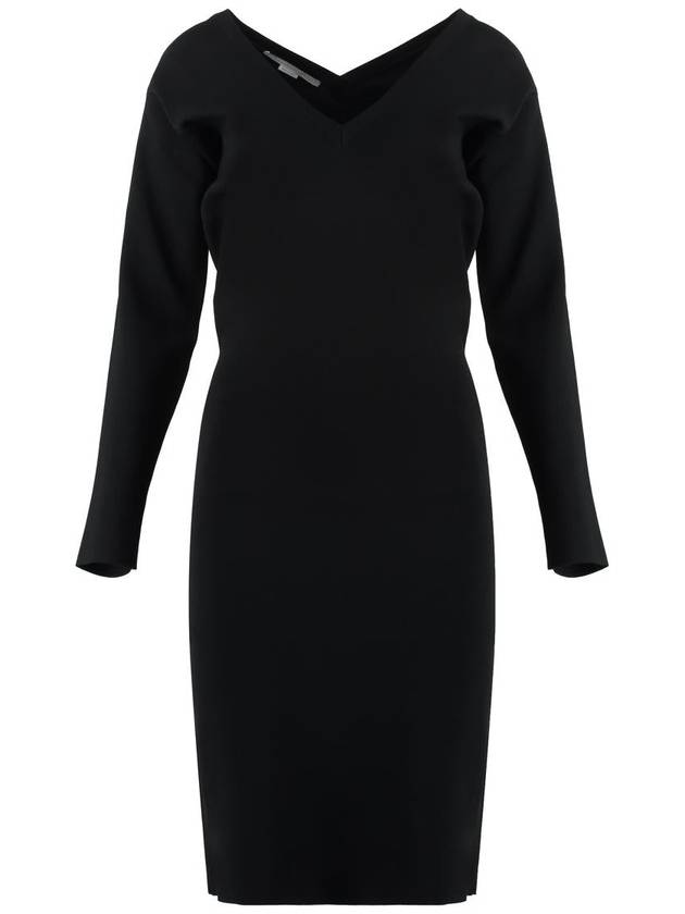 midi dress 6K0426S2076 1000 BLACK - STELLA MCCARTNEY - BALAAN 2