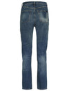 Denim Straight Jeans Blue - SAINT LAURENT - BALAAN 3