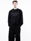 Men s M243MT02BK Snowy Reverse Rib Crew Neck Sweatshirt Black Navy - CHANCE'S NOI - BALAAN 9