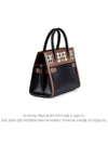 Vintage Check Two-Handle Title Mini Tote Bag Black - BURBERRY - BALAAN 3