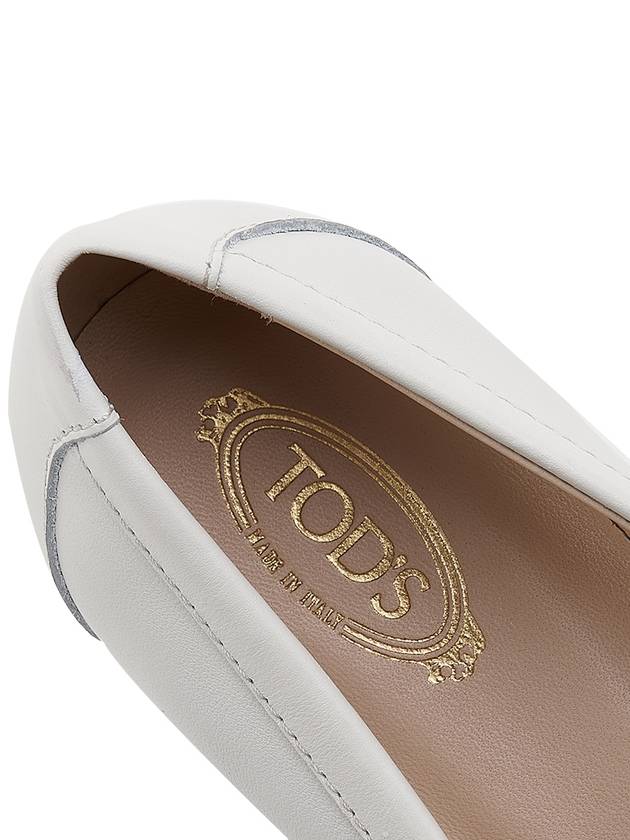 T Timeless Leather Loafers White - TOD'S - BALAAN 8