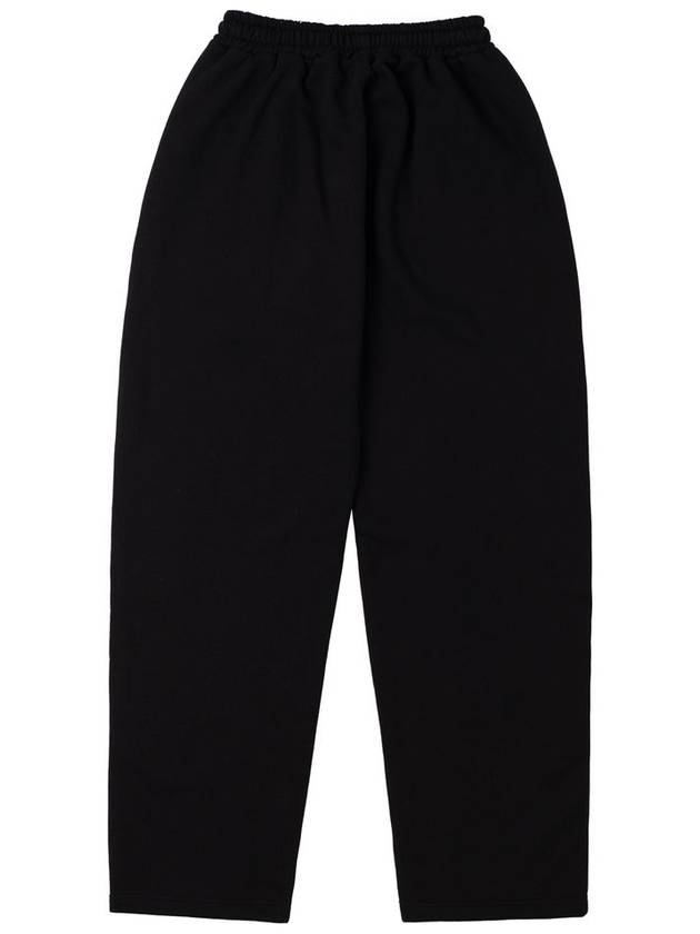 Men's Embroidered Drawstring Wide Pants Black - STOCKHOLM SYNDROME - BALAAN 3