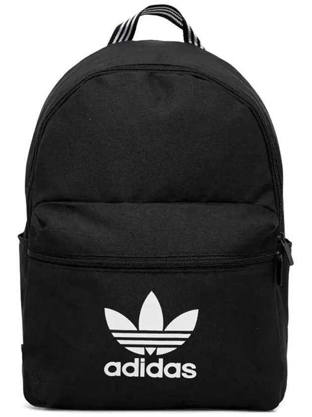 Adicolor Logo Print Backpack Black - ADIDAS - BALAAN 4