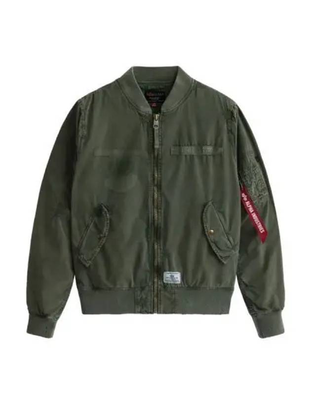 L 2B Rip Repair Flight Jacket OG 107 Green - ALPHA INDUSTRIES - BALAAN 1