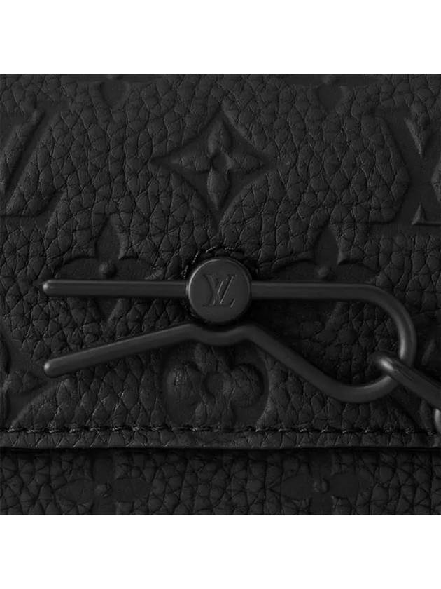 Steamer Monogram Taurillon Leather Cross Bag Noir - LOUIS VUITTON - BALAAN 7