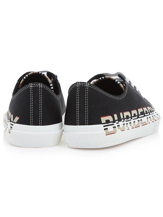 Kids Logo Print Sneaker Black - BURBERRY - BALAAN 5