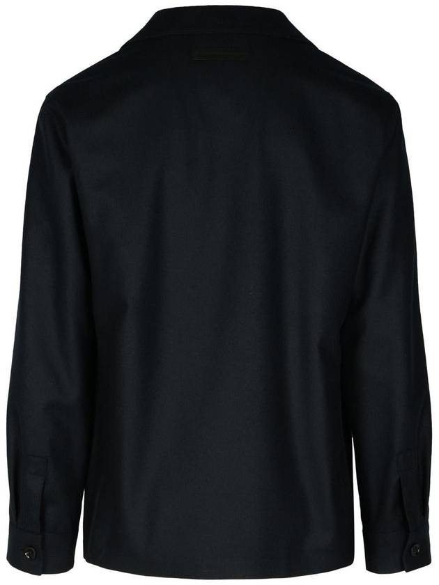 Zegna 'Drop 7' Black Wool Jacket - ERMENEGILDO ZEGNA - BALAAN 3