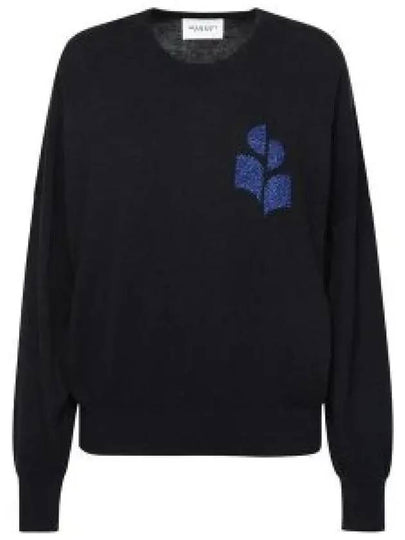 Marisans Crew Neck Wool Knit Top Black - ISABEL MARANT - BALAAN 2