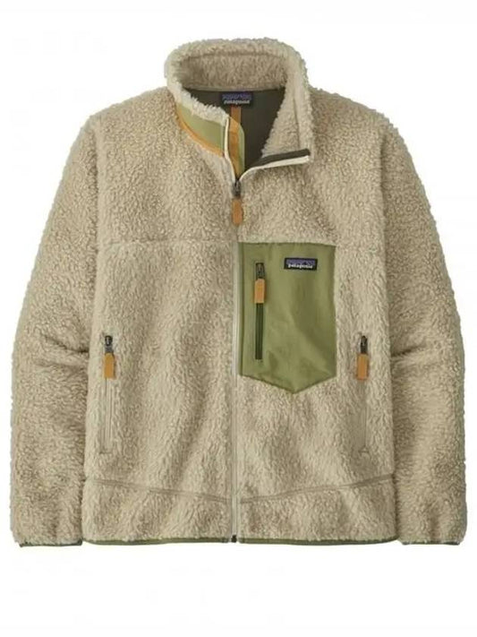 Classic Retro X Fleece Zip-Up Jacket Natural Green - PATAGONIA - BALAAN 2