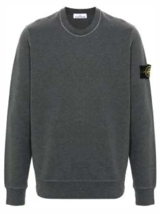 63051 Cotton Fleece Crewneck Sweat Shirt 811563051 V0M67 1315368 - STONE ISLAND - BALAAN 1