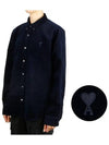 Shirt USH060CO0089 4011 Blue - AMI - BALAAN 2