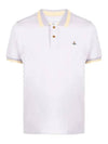 Logo Classic Stripe Polo Shirt Lavender - VIVIENNE WESTWOOD - BALAAN 2