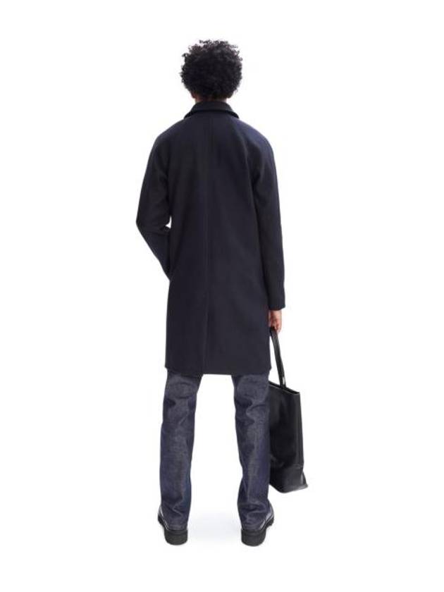 Auster Mac Single Coat Navy - A.P.C. - BALAAN 4