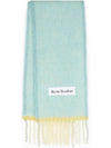 Mohair Wool Fringe Muffler Light Blue - ACNE STUDIOS - BALAAN 2