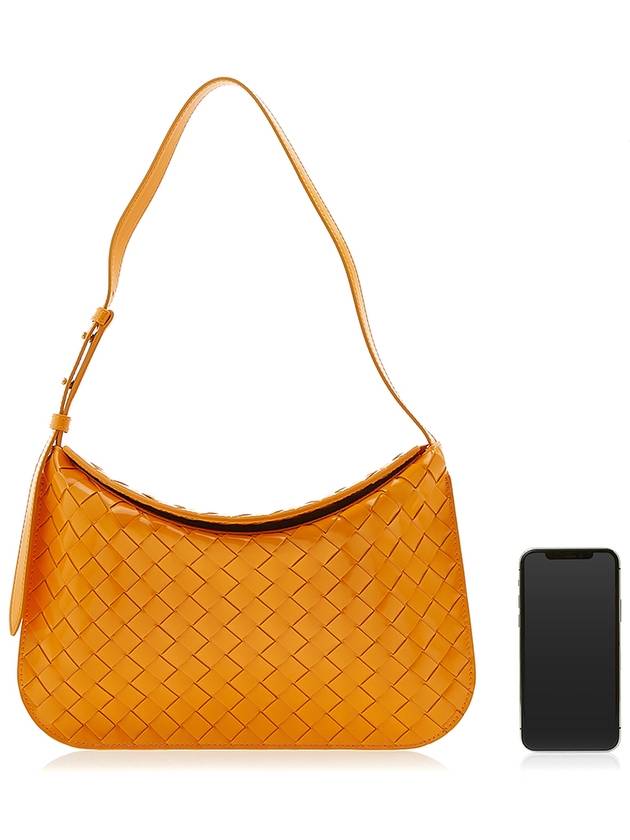 Intrecciato Flap Shoulder Bag Tangerine - BOTTEGA VENETA - BALAAN 7