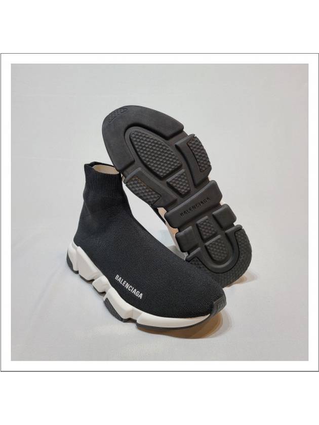 Speed Trainer  High Top Sneakers Black White - BALENCIAGA - BALAAN 6