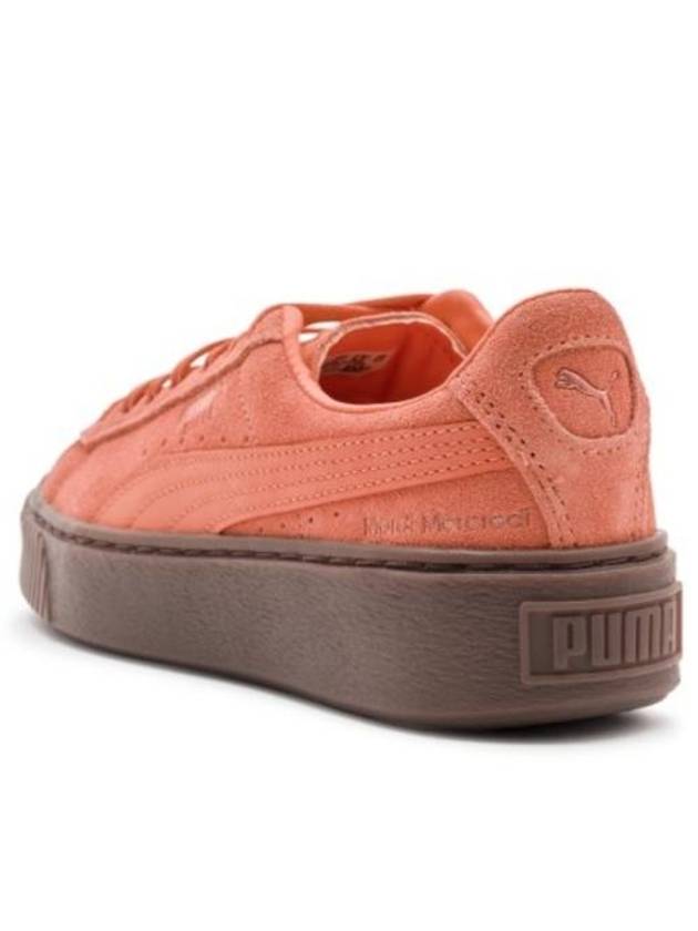 Platform Suede Low-Top Sneakers Bright Melon - PUMA - BALAAN 5