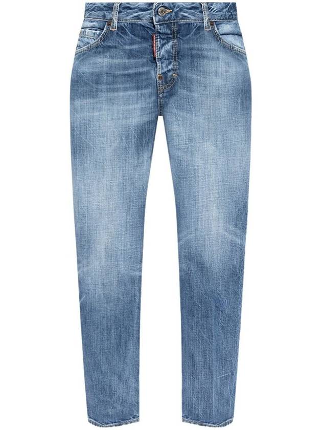 Cool Girl Crop Jeans Blue - DSQUARED2 - BALAAN 2