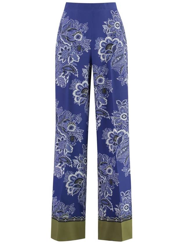 Etro Printed Silk Pants - ETRO - BALAAN 3