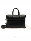 Men s Ferragamo Black Pebble Calfskin Crocodile Revival Large Briefcase 2WAY - SALVATORE FERRAGAMO - BALAAN 2