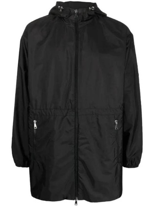 Wete Hooded Jacket Black - MONCLER - BALAAN 1