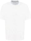 Studios Neck Logo Short Sleeve T-Shirt White - ACNE STUDIOS - BALAAN 2