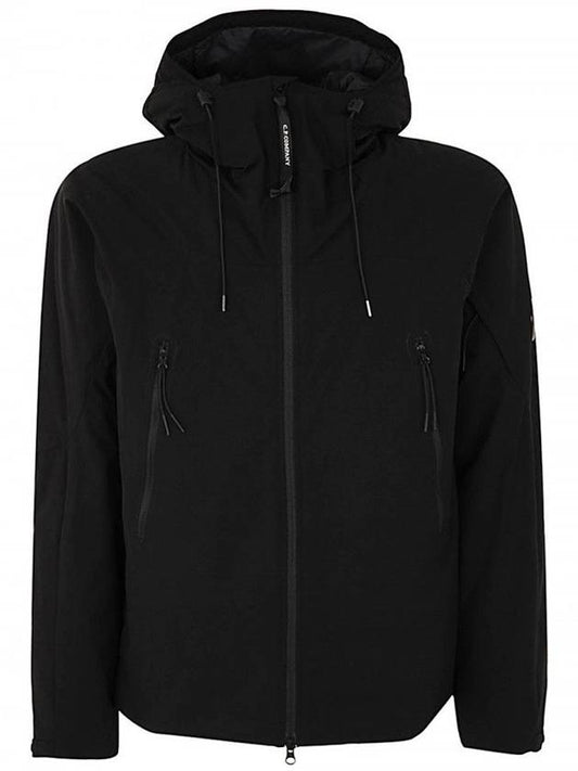 Lens Wappen Hooded Jacket Black - CP COMPANY - BALAAN 2